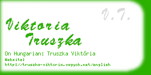 viktoria truszka business card